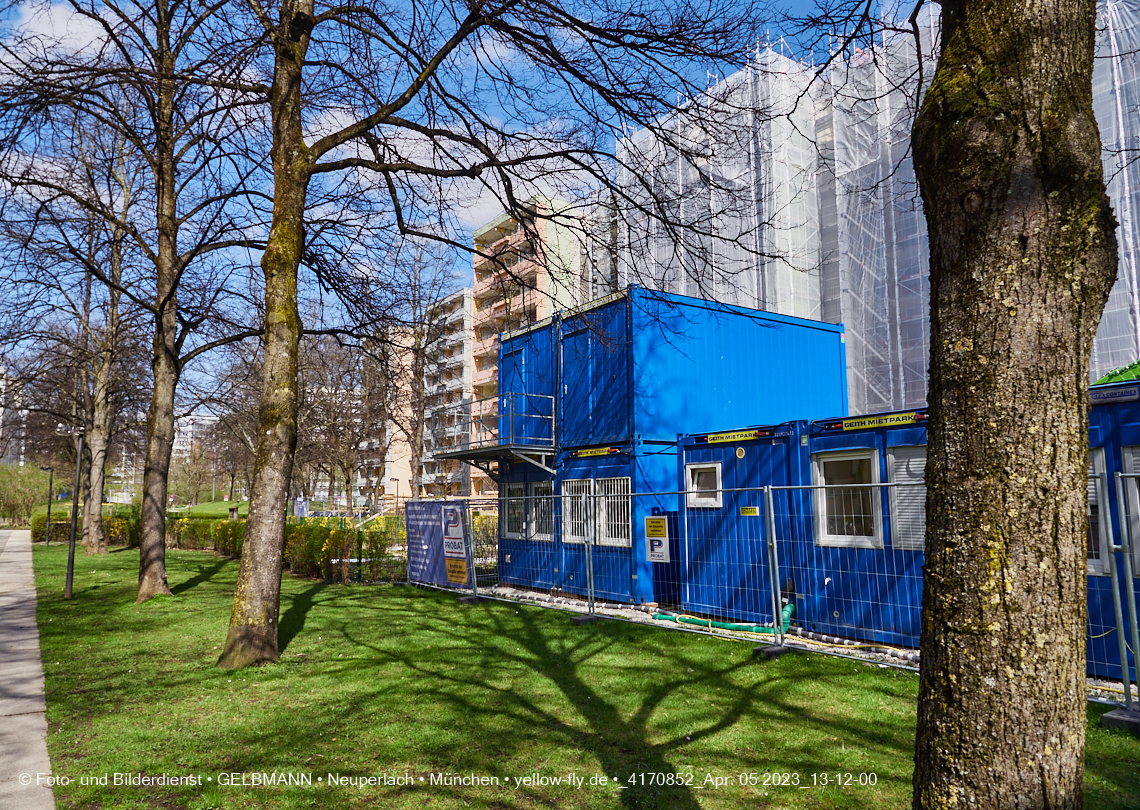 05.04.2023 - Baustelle Kurt-Eisner-Straße in Neuperlach